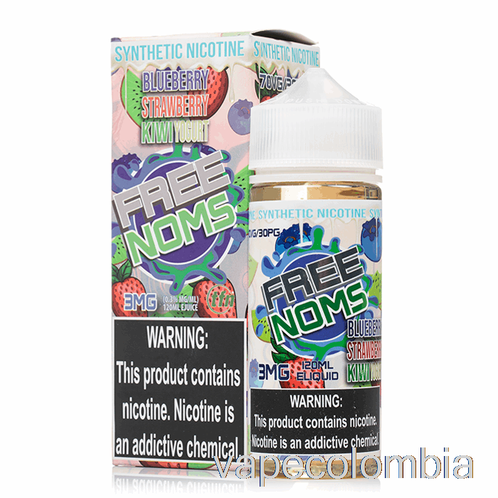 Vape Desechable Yogur Arándano Fresa Kiwi - Nomenon - 120ml 3mg